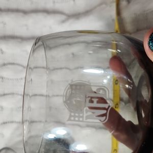 🕸Vintage NFL Atlanta Falcons 2 Set Mini Stemless Wine Glasses Collectible